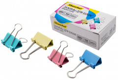 Зажимы Silwerhof 510013 сталь 25мм ассорти (упак.:12шт) картонная коробка