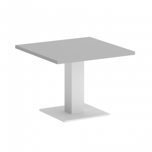 Home Office Стол журнальный квадратный VR.SP-5-60.2G Серый/Белый металл 600*600*450