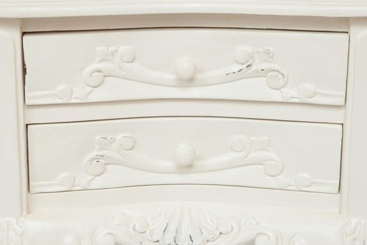 Комод Secret De Maison AIMEE ( mod. COM 68 ), красное дерево, 63х50х30см, butter white