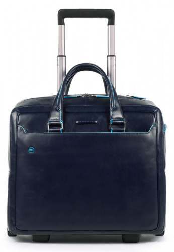 Сумка дорожная Piquadro BLUE SQUARE (BV4729B2/BLU2) 40x36x16см 20л. 2.584кг. кожа темно-синий