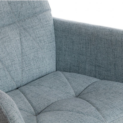 Кресло GARDA, ткань, голубой, фостер 15