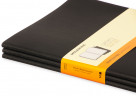 Блокнот Moleskine CAHIER JOURNAL QP321 XLarge 190х250мм обложка картон 120стр. линейка черный (3шт)