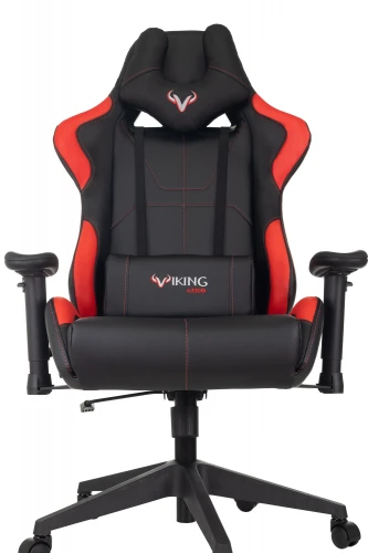 Кресло игровое Zombie VIKING 5 AERO черный/красный эко.кожа с подголов. крестов. пластик