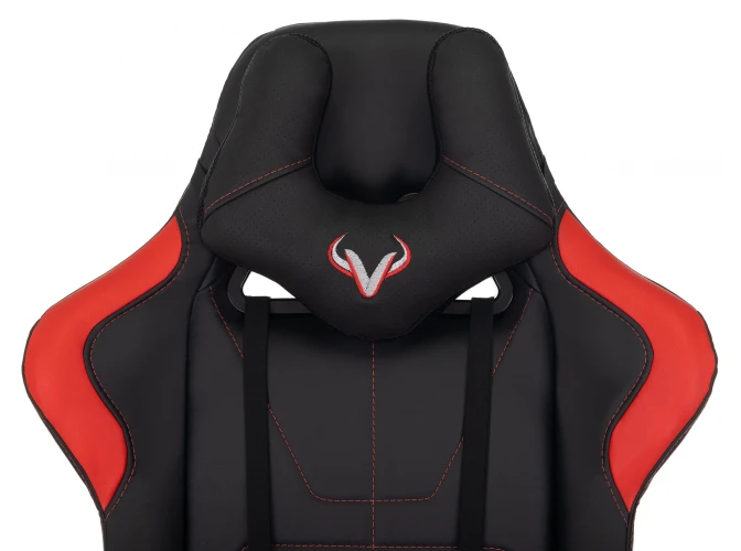 Кресло игровое Zombie VIKING 5 AERO черный/красный эко.кожа с подголов. крестов. пластик
