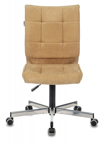 Кресло Бюрократ CH-330M горчичный Velvet 73 крестов. металл