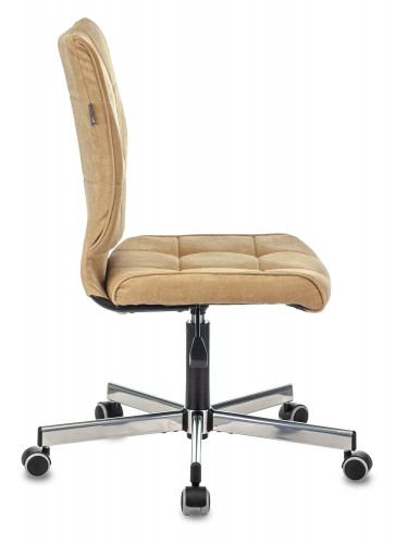 Кресло Бюрократ CH-330M горчичный Velvet 73 крестов. металл