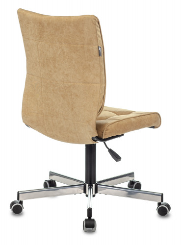 Кресло Бюрократ CH-330M горчичный Velvet 73 крестов. металл