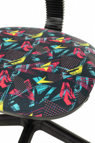 Кресло детское Бюрократ CH-201NX мультиколор геометрия крестов. пластик