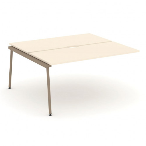 Estetica Двойной наборный элемент рабочей станциии ES.2.NRS-4-VK Сатин/Латте металл 1580*1500*750