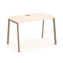 Estetica Стол рабочий ES.SP-2-LP Сатин/Латте металл 1180*730*750