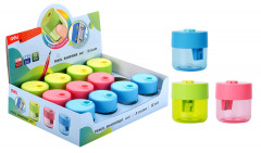 Точилка для карандашей ручная Deli EH557 1 отверстие пластик ассорти