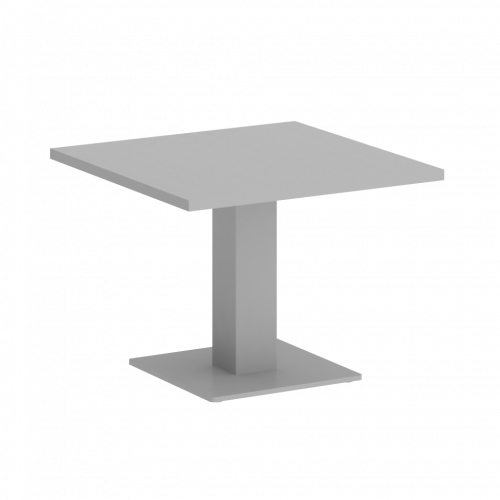 Home Office Стол журнальный квадратный VR.SP-5-60.2G Серый/Серый металл 600*600*450