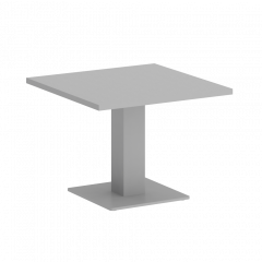 Home Office Стол журнальный квадратный VR.SP-5-60.2G Серый/Серый металл 600*600*450