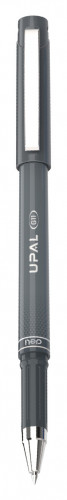Ручка гелев. Deli Upal EG11-BK т.серый d=0.7мм черн. черн.