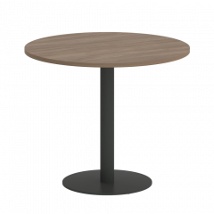 Home Office Стол круглый VR.SP-5-90.1 Дуб аризона/Антрацит металл 900*900*753