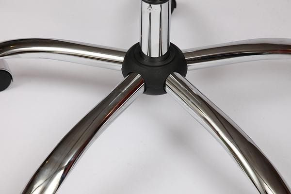 Кресло BERGAMO (хром), кож/зам, коричневый, 2 TONE