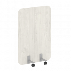 R-line Перегородка на металлических опорах, на роликах DP.R-80-120 Дуб наварра/Серый металл 800*18*1200