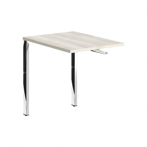 Брифинг приставка XGB 860.1 Сосна Эдмонт/Нержавейка полированная 800х600х750 XTEN GLOSS