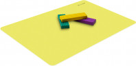 Доска для лепки Silwerhof 957007 Neon прямоугольная A4 пластик 1мм желтый