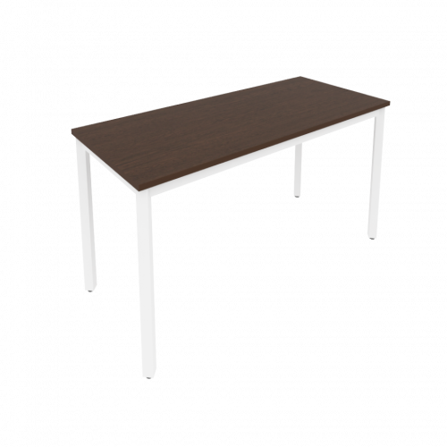 Slim Стол письменный на металлокаркасе С.СП-5.1 Венге/Белый металл 1380*600*750