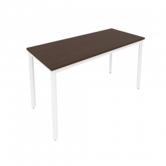 Slim Стол письменный на металлокаркасе С.СП-5.1 Венге/Белый металл 1380*600*750