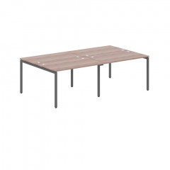 Стол 4-х местный XWST 2414 Дуб Сонома/Антрацит 2406х1406х750 XTEN-S