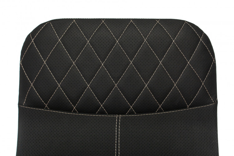 Кресло руководителя Бюрократ CH-608SL/ECO черный эко.кожа крестов. металл хром