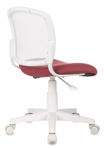 Кресло детское Бюрократ CH-W296NX белый TW-15 сиденье розовый 26-31 сетка/ткань крестов. пластик пластик белый