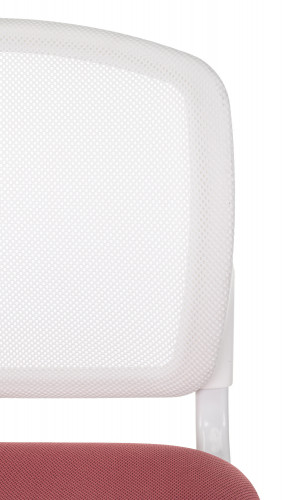 Кресло детское Бюрократ CH-W296NX белый TW-15 сиденье розовый 26-31 сетка/ткань крестов. пластик пластик белый