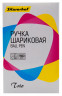 Ручка шариков. Silwerhof Trio d=0.7мм син. черн. одноразовая ручка линия 0.5мм треугол. прозр.корпус