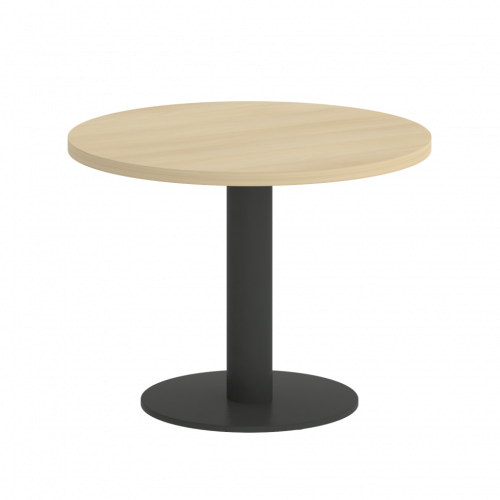 Home Office Стол журнальный круглый VR.SP-5-60.1G Акация/Антрацит металл 600*600*450