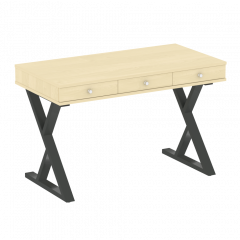 Home Office Стол письменный VR.SP-1-118.M Клён/Антрацит металл 1180*600*750