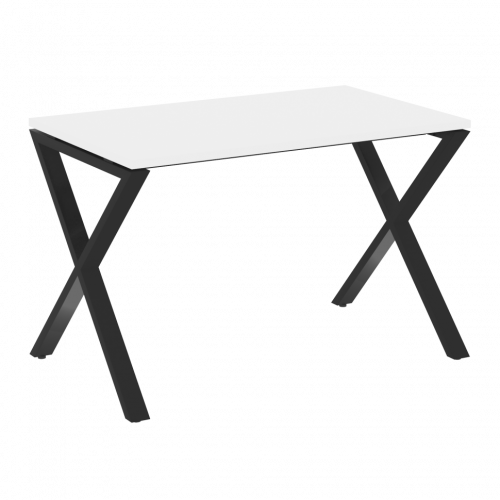 Loft Стол рабочий VR.L-SRX-2.7 Белый бриллиант/Чёрный металл 1180*720*750