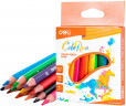 Карандаши цв. Deli EC09900 ColoRun трехгран. пластик 12цв. коробка/европод. (12шт)