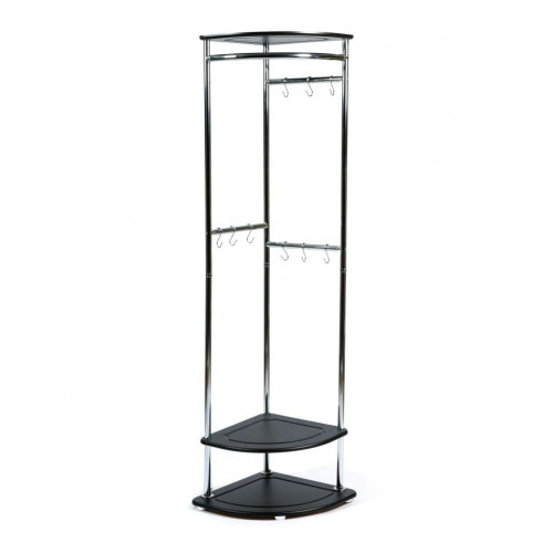 Вешалка гардеробная CALEDONIA, МДФ/металл, 51*51*189 см, Венге