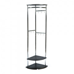 Вешалка гардеробная CALEDONIA, МДФ/металл, 51*51*189 см, Венге