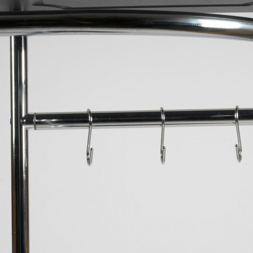 Вешалка гардеробная CALEDONIA, МДФ/металл, 51*51*189 см, Венге