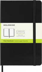 Блокнот Moleskine CLASSIC QP052 Medium 115x180мм 208стр. нелинованный твердая обложка черный