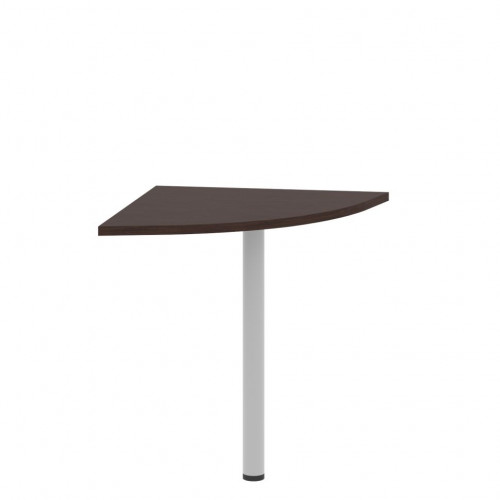 Угловой элемент с опорой XKD 700.1 Легно темный/Алюминий 700х700х750