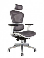 Кресло руководителя  Hero white YS-0810H-T(E+E)W