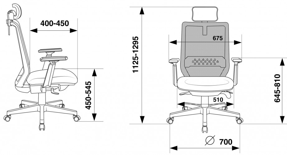 Кресло руководителя Бюрократ EXPERT серый сиденье голубой 38-405 сетка/ткань с подголов. крестов. пластик пластик белый
