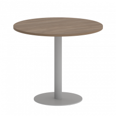 Home Office Стол круглый VR.SP-5-90.1 Дуб аризона/Серый металл 900*900*753