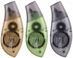 Лента коррект. Deli EH21201 12мx5мм ассорти корпус белый блистер