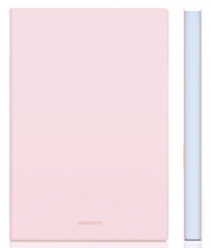 Блокнот Deli EN140LPINK A5 210х143мм искусст. кожа 96л линейка мягкая обложка розовый