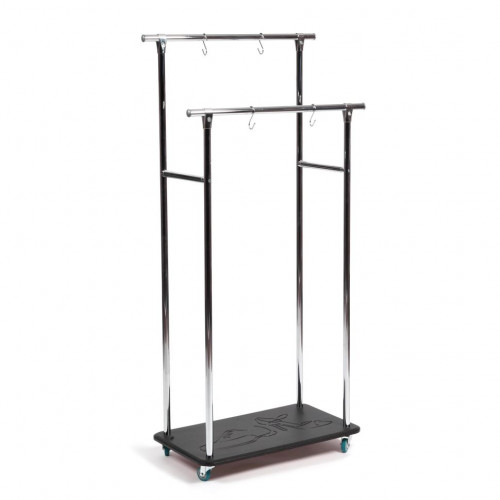 Вешалка гардеробная MAPLE, МДФ/металл, 72*40*158 см, Венге