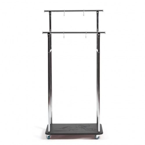 Вешалка гардеробная MAPLE, МДФ/металл, 72*40*158 см, Венге