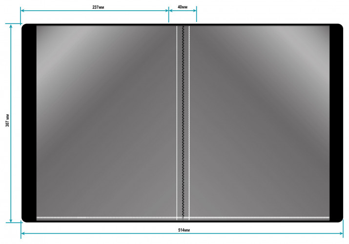 Папка с 80 прозр.вклад. Бюрократ DeLuxe DLVBOX80RED A4 пластик 0.7мм красный в коробе