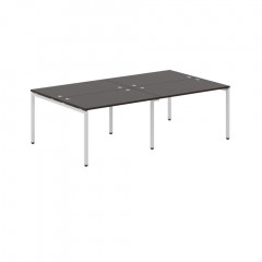 Стол 4-х местный XWST 2414 Легно темный/Алюминий 2406х1406х750 XTEN-S