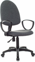 Кресло Бюрократ ПРЕСТИЖ серый 3С1 крестов. пластик