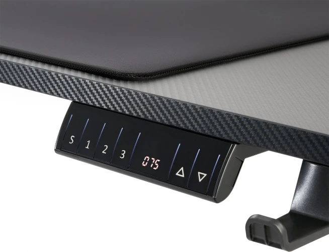 Стол игровой GMNG GG-TB301 столешница ЛДСП карбон каркас черный 140х80см